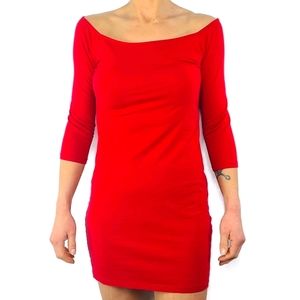 Forever 21 Shift Dress Size Large Red